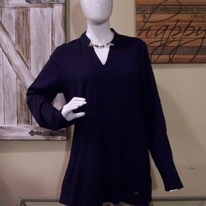 Large Tommy Hilfiger Navy Blue Tunic